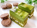 抹茶大納言ケーキ
