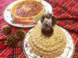 マロンババロアのクリスマスケーキ